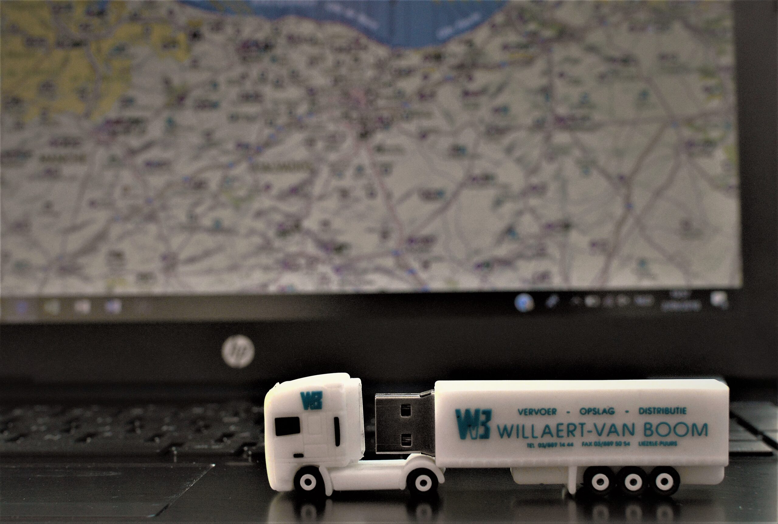 Miniatuur vrachtwagen van Willaert - Van Boom